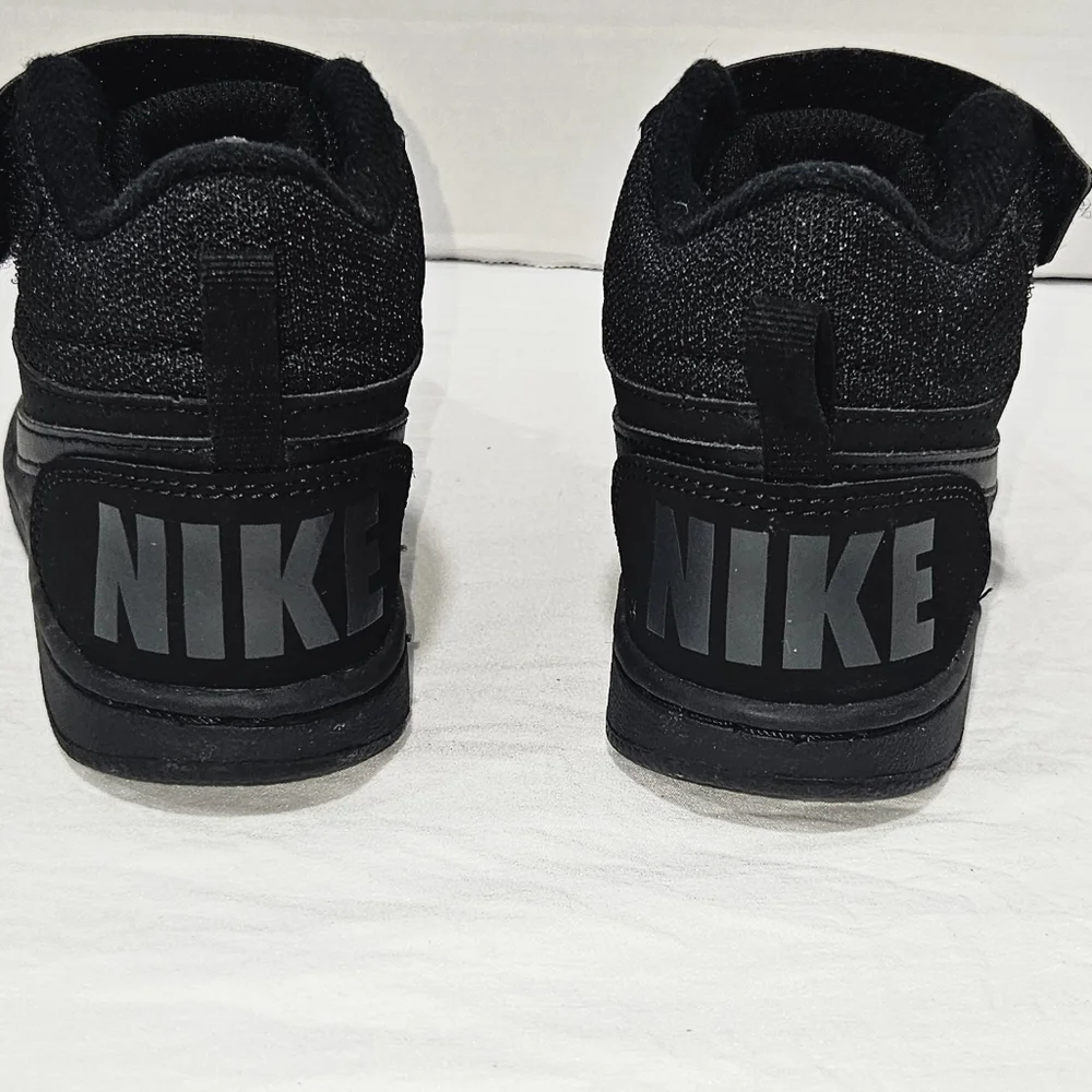 Nike Court All-Black High-Top Shoes - Picture 4 of 9